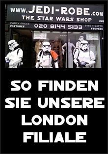 How to find the Jedi-Robe.com - The Star Wars Shop, London Store