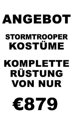 Stormtrooper Kostüme - Komplette Rüstung von nur €649.99